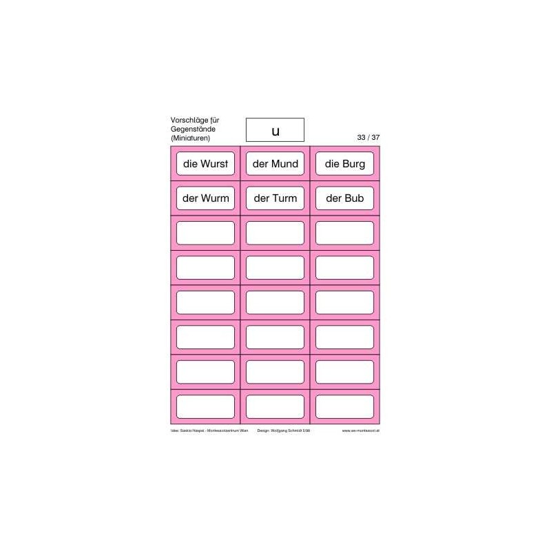 Lesematerial: Lautgetreues Lesen inkl. Bilder