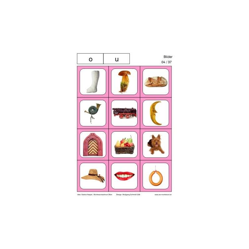 Čítací materiál: Čítanie verné zvuku vrátane obrázkov