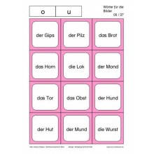 Lesematerial: Lautgetreues Lesen inkl. Bilder