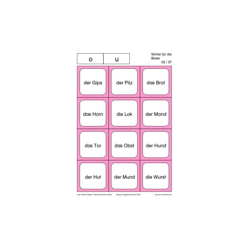 Lesematerial: Lautgetreues Lesen inkl. Bilder