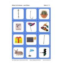 Lesematerial: Lautgetreues Lesen: nur Bilder