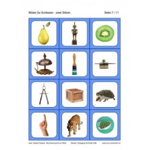 Lesematerial: Lautgetreues Lesen: nur Bilder