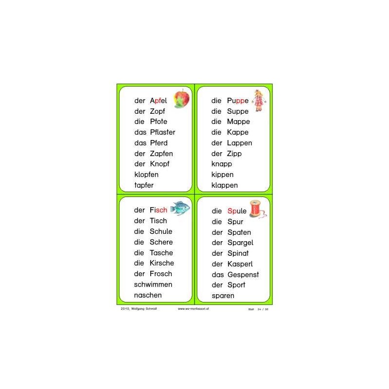 Lesematerial: Phonogramme