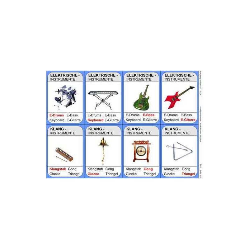 Musical instruments from all over the world