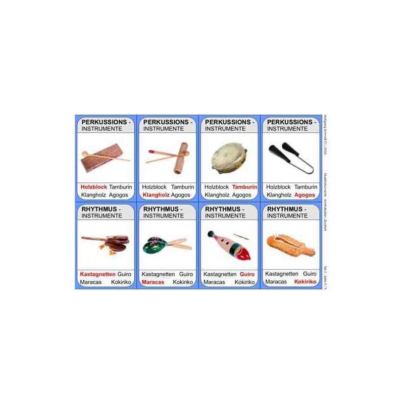 Musical instruments from all over the world