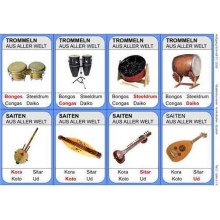 Musical instruments from all over the world