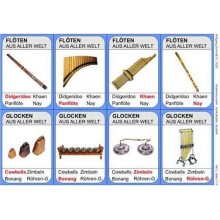 Musical instruments from all over the world