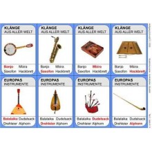 Musical instruments from all over the world