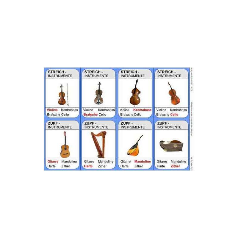 Musical instruments from all over the world