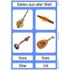 Musical instruments from all over the world