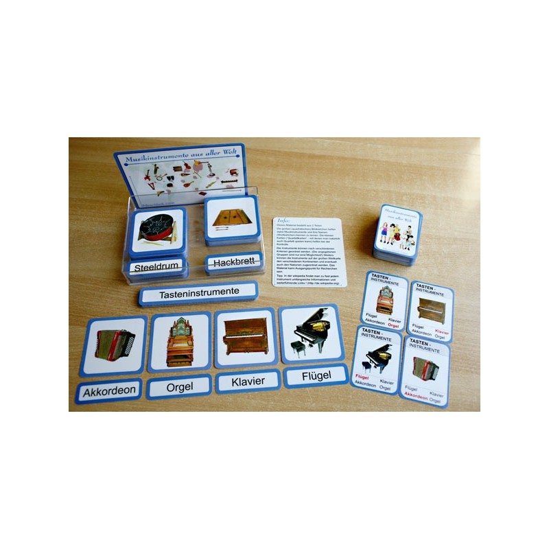 Musical instruments from all over the world