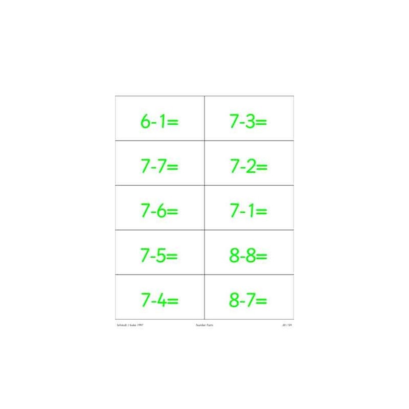 Number Facts (This article is also available in German)