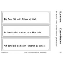 Numeralien: Am Strand, Adj. braun