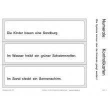 Numeral: on the beach, adj. Brown