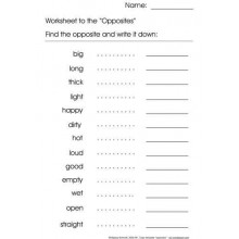 Opposites (This article is also available in German)