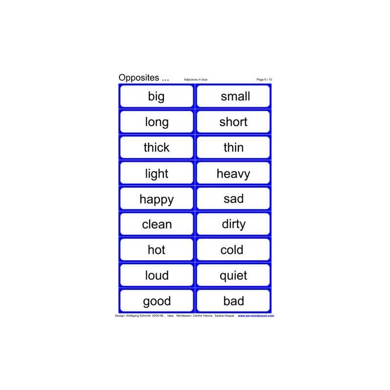 Opposites (This article is also available in German)
