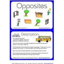 Opposites	 (Dieser Artikel ist auch in deutsch erhältlich)