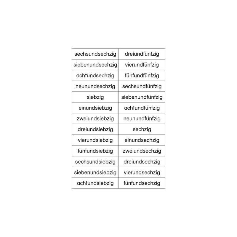 Perlenstäbchen am Hunderterfeld