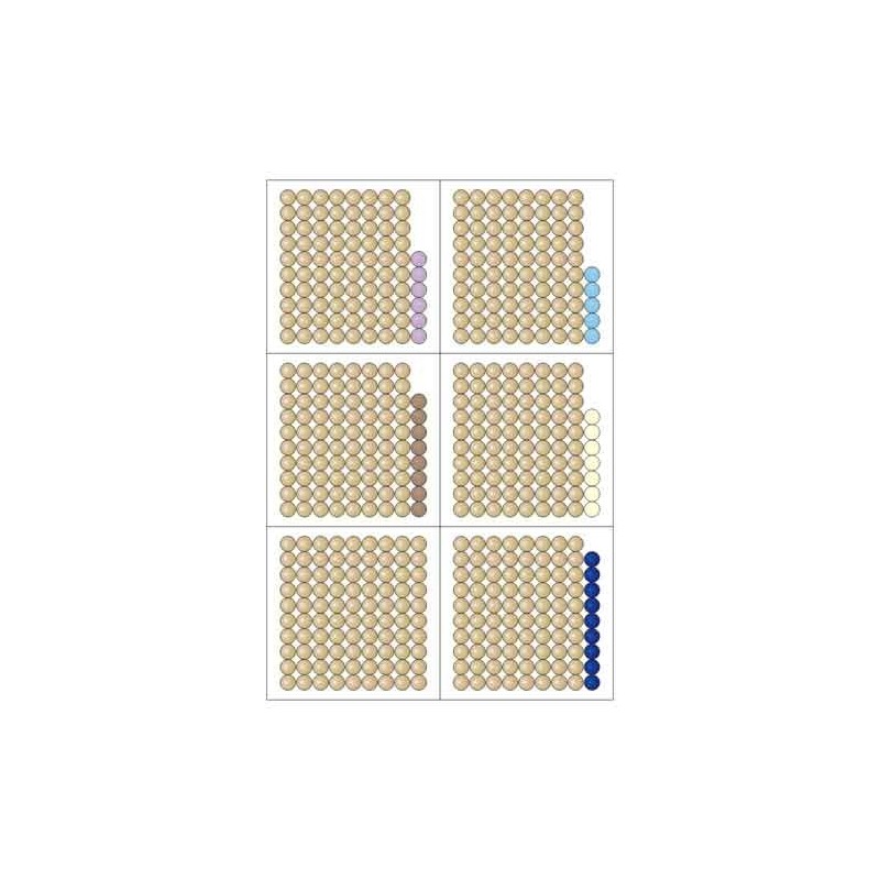 Perlenstäbchen am Hunderterfeld