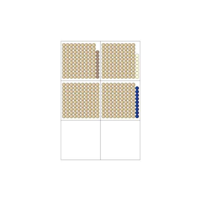 Perlenstäbchen am Hunderterfeld