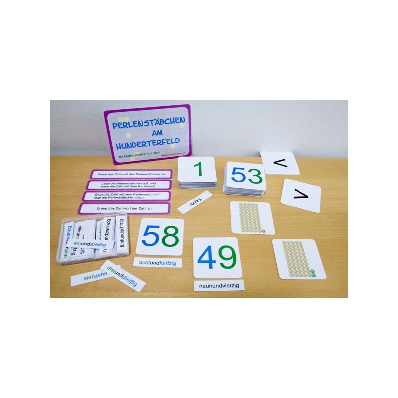 Perlové tyčinky na poli stoviek