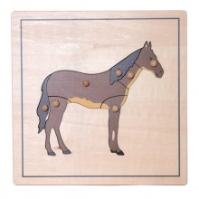 Puzzle kôň