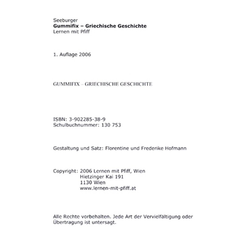 Gummifix - Griechische Geschichte Gummifix - Griechische Geschichte