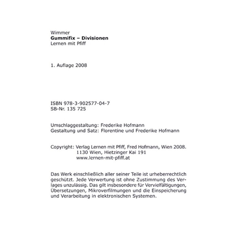 Wimmer E., divízie Gummifix Wimmer E., divízie Gummifix