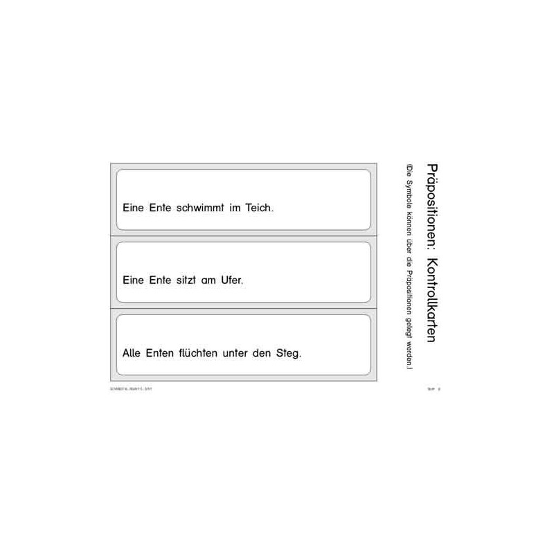 Prepositions: Am Ententeich, adj. Blue