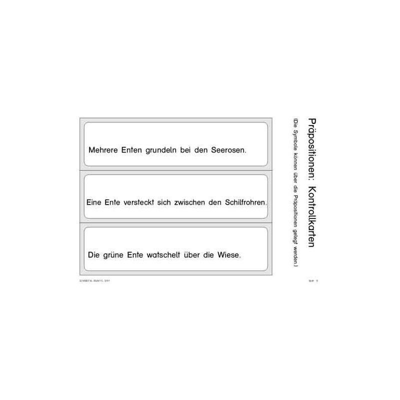 Prepositions: Am Ententeich, adj. Blue