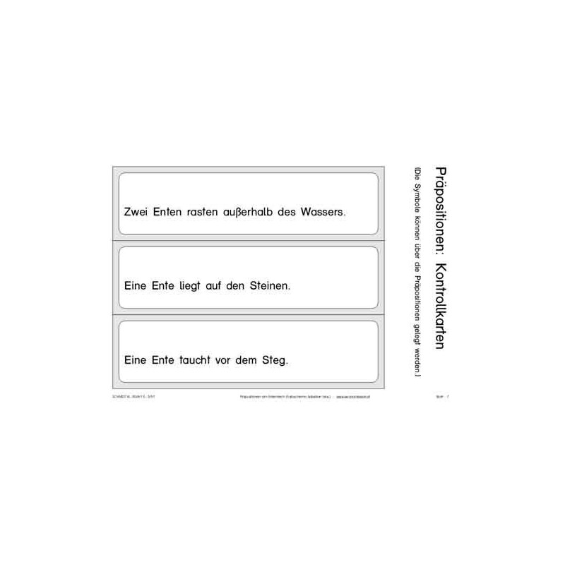 Prepositions: Am Ententeich, adj. Blue