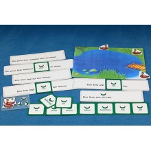 Prepositions: Am Ententeich, adj. Blue