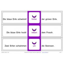 Präpositionen: Am Ententeich, Adj. braun