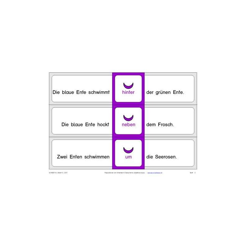 Prepositions: Am Ententeich, adj. Brown