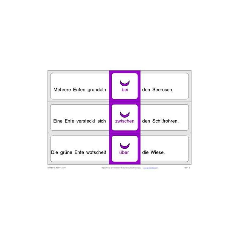 Predložky: Am Ententeich, adj. Brown