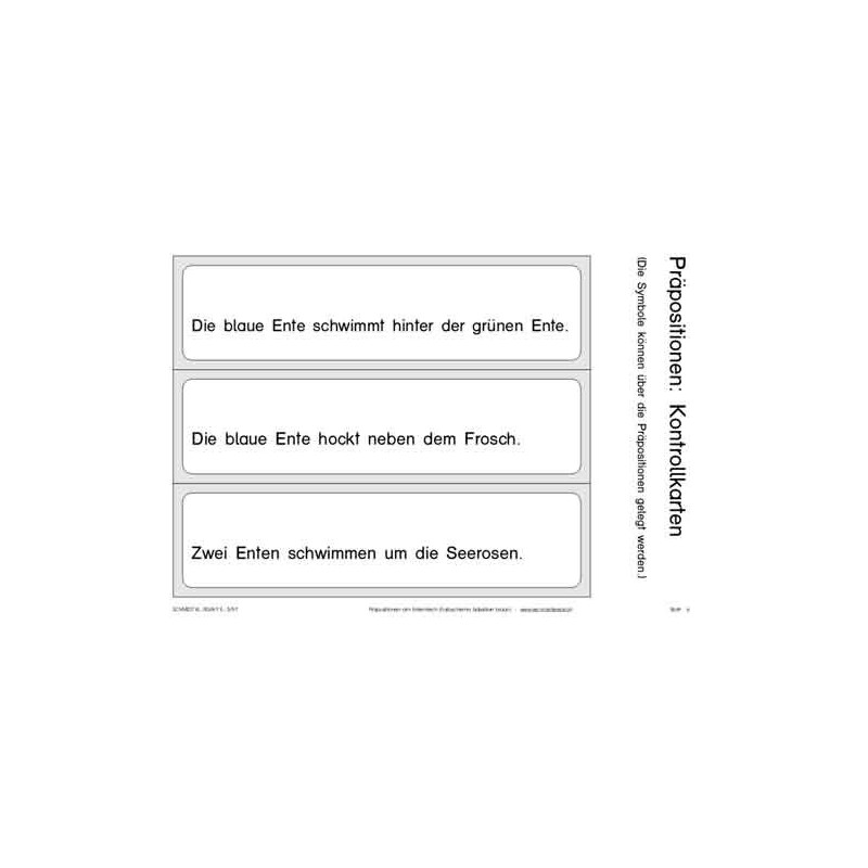 Präpositionen: Am Ententeich, Adj. braun