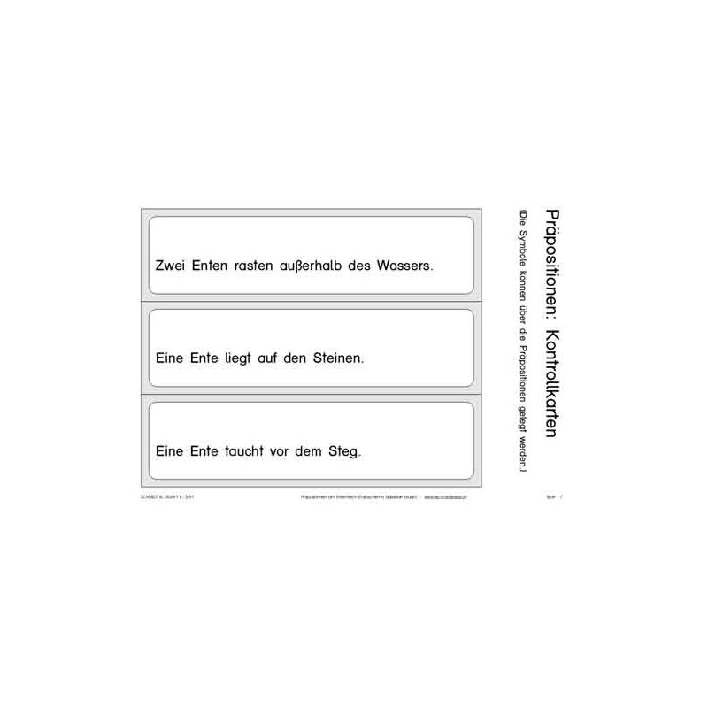 Prepositions: Am Ententeich, adj. Brown