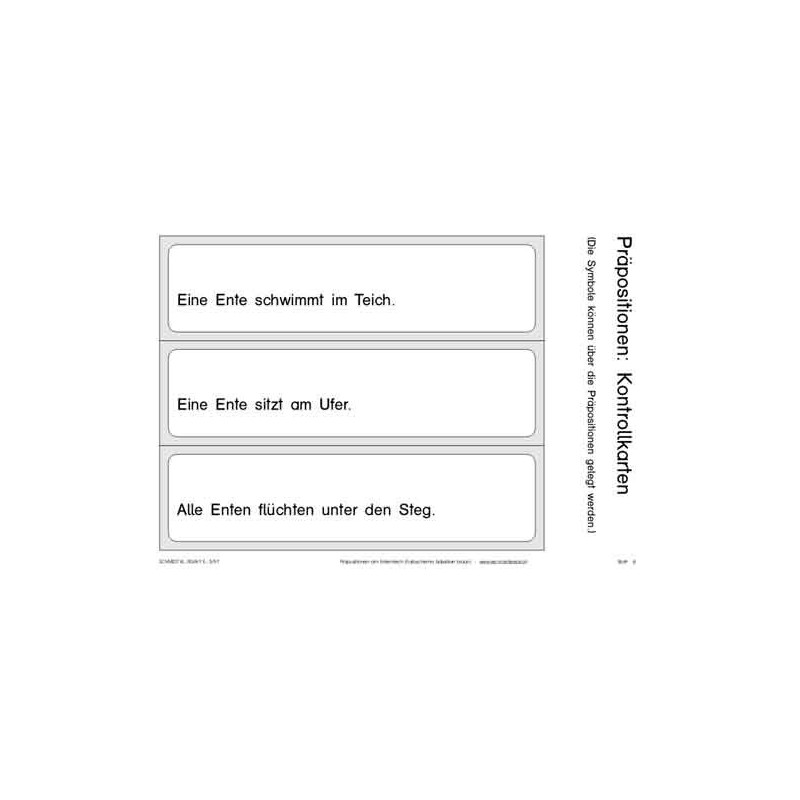 Prepositions: Am Ententeich, adj. Brown