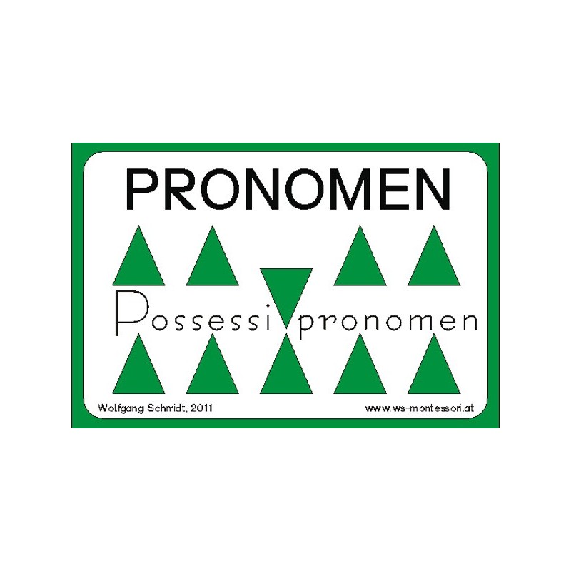 Pronoun, adj. Brown