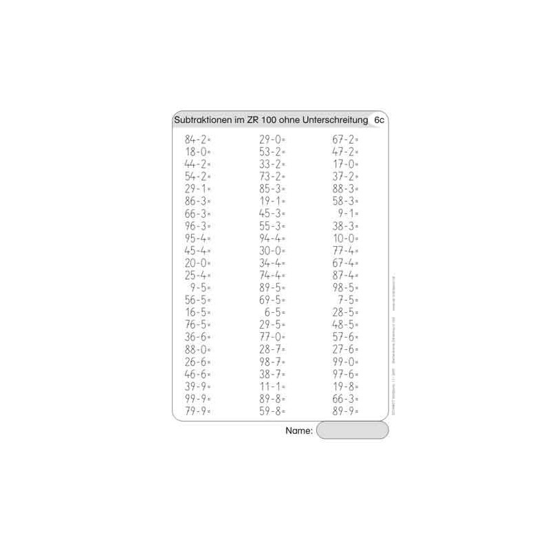 Computing file in the number range 100