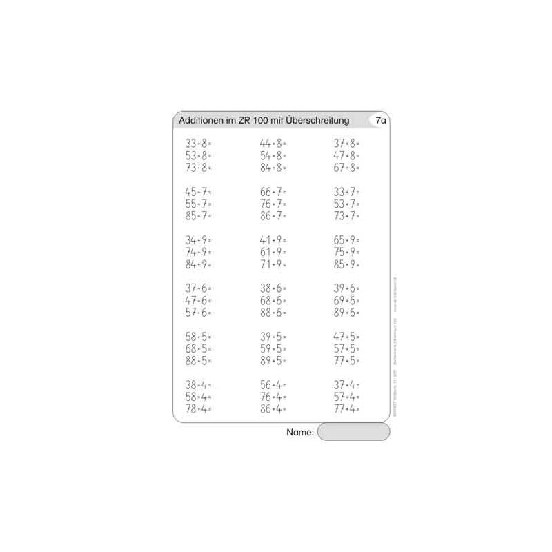 Computing file in the number range 100