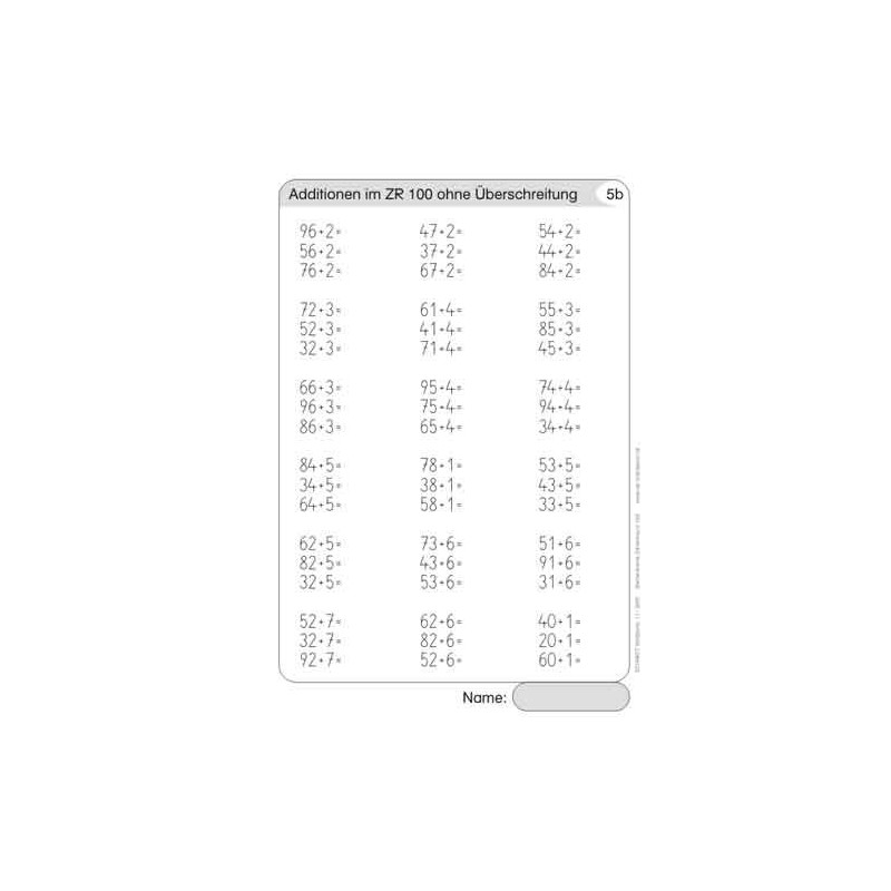 Computing file in the number range 100