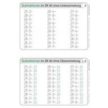 Rechenkartei im Zahlenraum 100