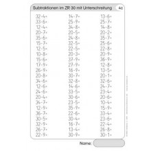 Výpočtová karta v číselnom rozmedzí 100