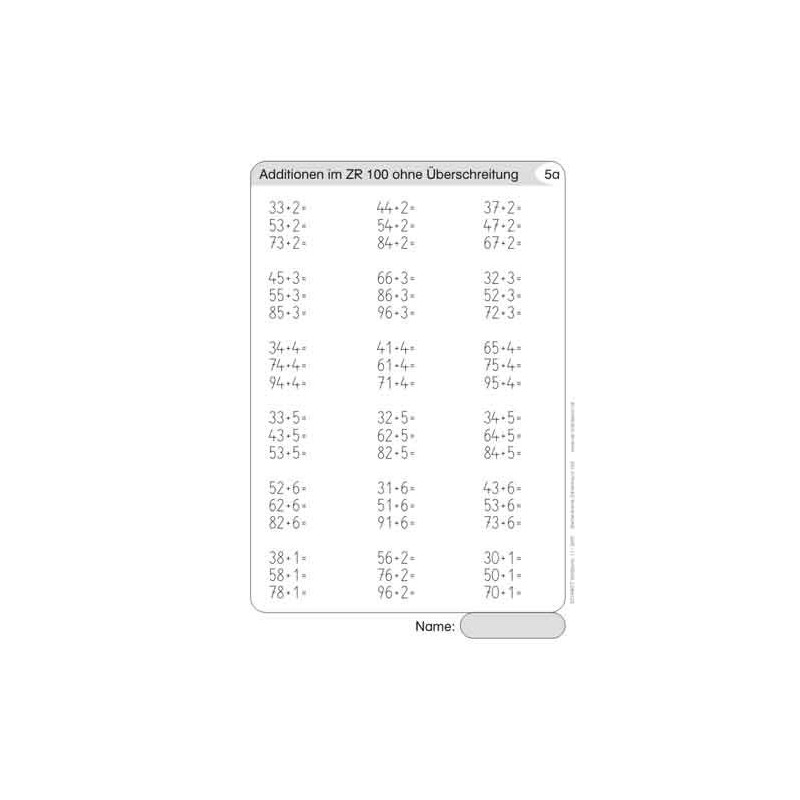 Computing file in the number range 100