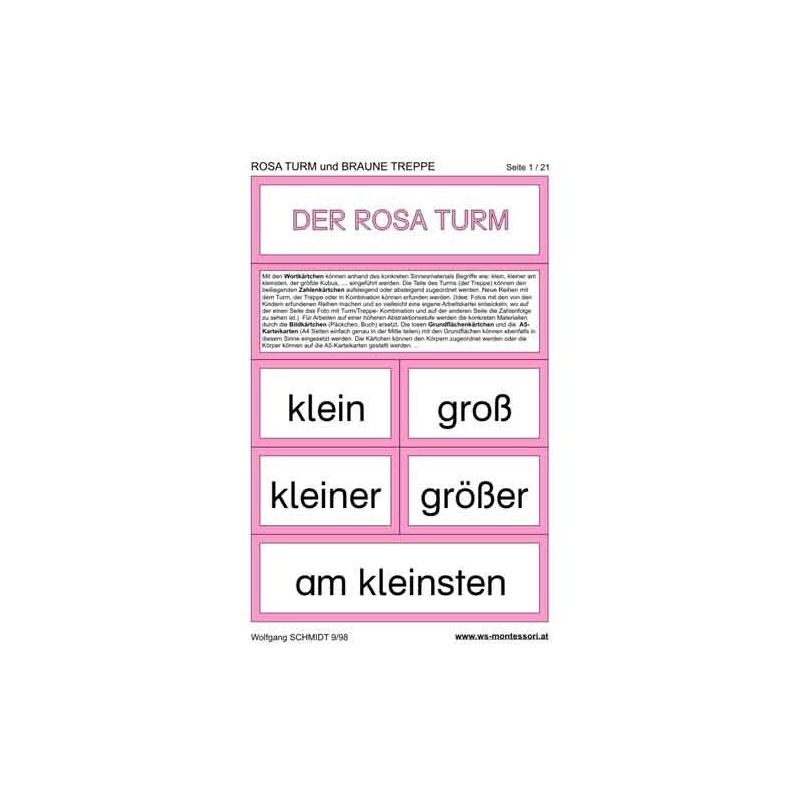 Rosa Turm und Braune Treppe