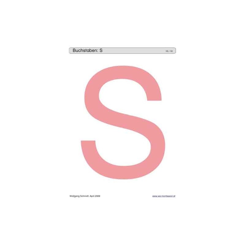 Sliding and turndown inserts - letters