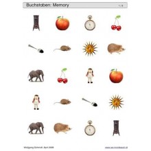 Schiebe- und Aufdeckspieleinlagen - Buchstaben