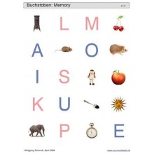 Schiebe- und Aufdeckspieleinlagen - Buchstaben