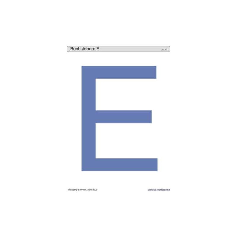 Schiebe- und Aufdeckspieleinlagen - Buchstaben